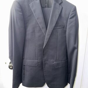 Calvin Klein Men's Suit Black 36S Wool Jacket with 30x33 Pants